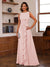 A-Line/Princess Crew Neck Sleeveless Mother of the Bride Dresses with Appliques & Ruffles