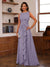 A-Line/Princess Crew Neck Sleeveless Mother of the Bride Dresses with Appliques & Ruffles