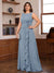 A-Line/Princess Crew Neck Sleeveless Plus Size Mother of the Bride Dresses with Appliques & Ruffles