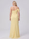 Sheath/Column Asymmetrical One-Shoulder Long Plus Size Bridesmaid Dresses With Ruched & Split Side