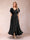 A-Line/Princess V-Neck Short Sleeves Long Evening Dresses with Appliques