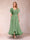 A-Line/Princess V-Neck Short Sleeves Long Evening Dresses with Appliques