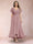A-Line/Princess V-Neck Short Sleeves Long Plus Size Evening Dresses with Appliques