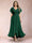 A-Line/Princess V-Neck Short Sleeves Long Plus Size Evening Dresses with Appliques
