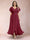 A-Line/Princess V-Neck Short Sleeves Long Plus Size Evening Dresses with Appliques
