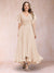 A-Line/Princess V-Neck Short Sleeves Long Plus Size Evening Dresses with Appliques