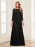 Lace Chiffon Square Neck 3/4 Sleeves 2 Pieces Mother of the Bride Dresses with Appliques & Jacket