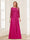Lace Chiffon Square Neck 3/4 Sleeves 2 Pieces Mother of the Bride Dresses with Appliques & Jacket