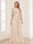 Lace Chiffon Square Neck 3/4 Sleeves 2 Pieces Mother of the Bride Dresses with Appliques & Jacket