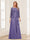 Lace Chiffon Square Neck 3/4 Sleeves 2 Pieces Mother of the Bride Dresses with Appliques & Jacket