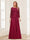 Lace Chiffon Square Neck 3/4 Sleeves 2 Pieces Mother of the Bride Dresses with Appliques & Jacket