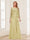 Lace Chiffon Square Neck 3/4 Sleeves 2 Pieces Mother of the Bride Dresses with Appliques & Jacket