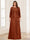 Lace Chiffon Square Neck 3/4 Sleeves 2 Pieces Plus Size Mother of the Bride Dresses with Appliques & Jacket