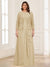 Lace Chiffon Square Neck 3/4 Sleeves 2 Pieces Plus Size Mother of the Bride Dresses with Appliques & Jacket