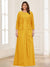 Lace Chiffon Square Neck 3/4 Sleeves 2 Pieces Plus Size Mother of the Bride Dresses with Appliques & Jacket