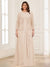 Lace Chiffon Square Neck 3/4 Sleeves 2 Pieces Plus Size Mother of the Bride Dresses with Appliques & Jacket