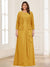 Lace Chiffon Square Neck 3/4 Sleeves 2 Pieces Plus Size Mother of the Bride Dresses with Appliques & Jacket