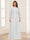 Lace Chiffon Square Neck 3/4 Sleeves 2 Pieces Plus Size Mother of the Bride Dresses with Appliques & Jacket