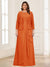 Lace Chiffon Square Neck 3/4 Sleeves 2 Pieces Plus Size Mother of the Bride Dresses with Appliques & Jacket