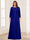 Lace Chiffon Square Neck 3/4 Sleeves 2 Pieces Plus Size Mother of the Bride Dresses with Appliques & Jacket