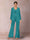 Chiffon Sequins V-Neck Long Sleeves 3 Pieces Pantsuits with Jacket