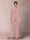 Chiffon Sequins V-Neck Long Sleeves 3 Pieces Pantsuits with Jacket