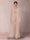 Chiffon Sequins V-Neck Long Sleeves 3 Pieces Pantsuits with Jacket