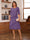 A-Line/Princess Scoop Half Sleeves Knee-Length Mother of the Bride Dresses with Ruffles