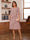 A-Line/Princess Scoop Half Sleeves Knee-Length Mother of the Bride Dresses with Ruffles