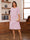 A-Line/Princess Scoop Half Sleeves Knee-Length Mother of the Bride Dresses with Ruffles