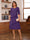 A-Line/Princess Scoop Half Sleeves Knee-Length Mother of the Bride Dresses with Ruffles