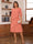 A-Line/Princess Scoop Half Sleeves Knee-Length Mother of the Bride Dresses with Ruffles