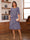 A-Line/Princess Scoop Half Sleeves Knee-Length Mother of the Bride Dresses with Ruffles