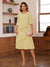 A-Line/Princess Scoop Half Sleeves Knee-Length Mother of the Bride Dresses with Ruffles