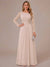 A-Line/Princess Scoop Long Sleeves Ruched Mother of the Bride Dresses with Appliques