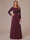 A-Line/Princess Scoop Long Sleeves Ruched Mother of the Bride Dresses with Appliques