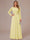 A-Line/Princess Scoop Long Sleeves Ruched Mother of the Bride Dresses with Appliques