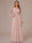 A-Line/Princess Scoop Long Sleeves Ruched Mother of the Bride Dresses with Appliques