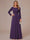 A-Line/Princess Scoop Long Sleeves Ruched Mother of the Bride Dresses with Appliques