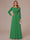 A-Line/Princess Scoop Long Sleeves Ruched Mother of the Bride Dresses with Appliques