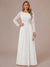 A-Line/Princess Scoop Long Sleeves Ruched Mother of the Bride Dresses with Appliques