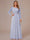 A-Line/Princess Scoop Long Sleeves Ruched Mother of the Bride Dresses with Appliques