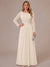 A-Line/Princess Scoop Long Sleeves Ruched Mother of the Bride Dresses with Appliques