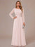A-Line/Princess Scoop Long Sleeves Ruched Mother of the Bride Dresses with Appliques