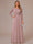 A-Line/Princess Scoop Long Sleeves Ruched Mother of the Bride Dresses with Appliques
