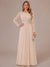A-Line/Princess Scoop Long Sleeves Ruched Mother of the Bride Dresses with Appliques