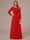 A-Line/Princess Scoop Long Sleeves Ruched Mother of the Bride Dresses with Appliques