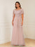 A-Line/Princess Illusion Scoop Appliques Ruched Mother of the Bride Dresses