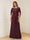 A-Line/Princess Illusion Scoop Appliques Ruched Mother of the Bride Dresses