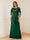 A-Line/Princess Illusion Scoop Appliques Ruched Mother of the Bride Dresses